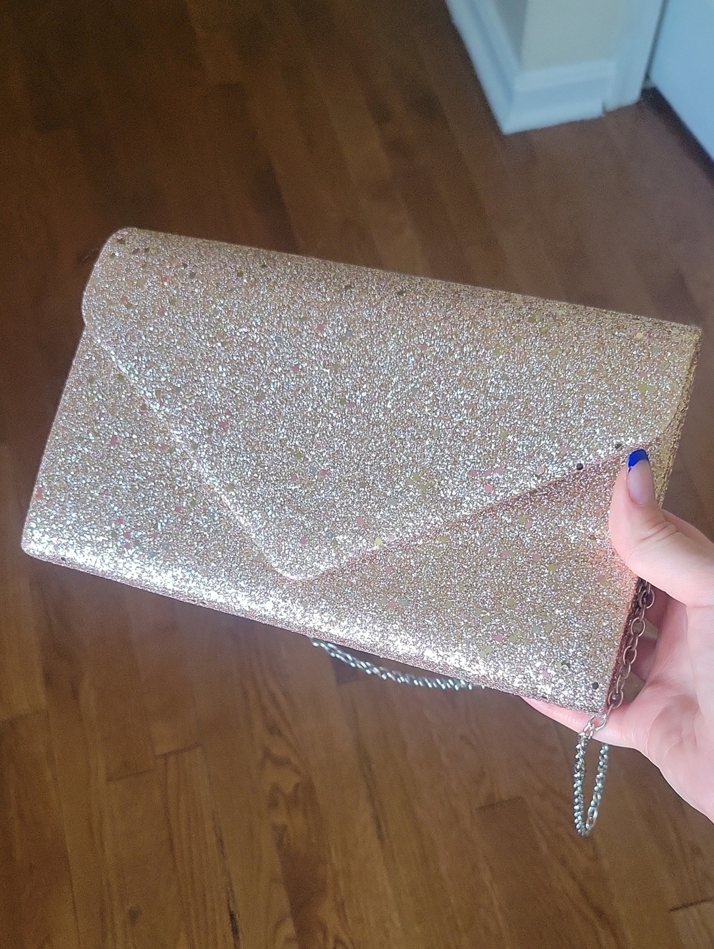 Women Shimmering Clutch Bags-- Evening Formal Purse - Picture 4 of 6